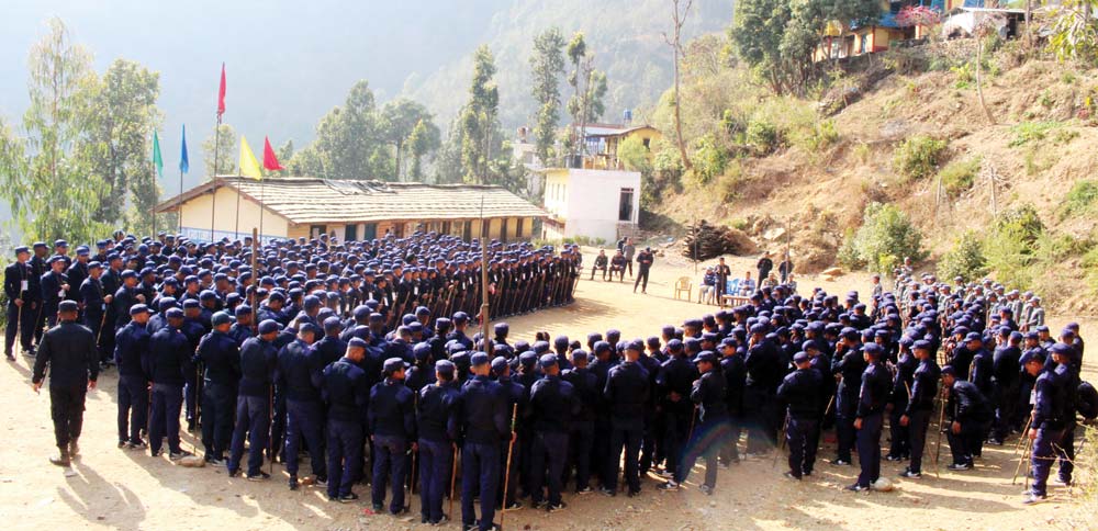 निर्वाचन प्रहरीलाई स्वदेशी गोल्डस्टार जुत्ता अनिवार्य, बेतको लट्ठी भारतबाट आयात